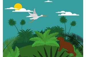The foolish crane and mongoose