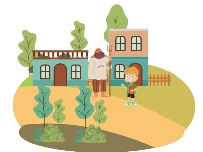 This is son and father story image