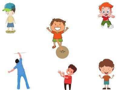 CHildren play games
