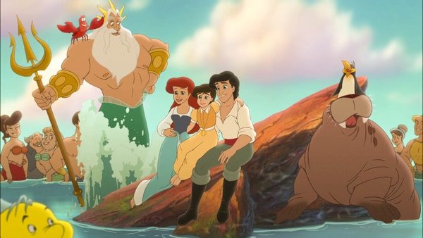 full family of the little mermaid ii