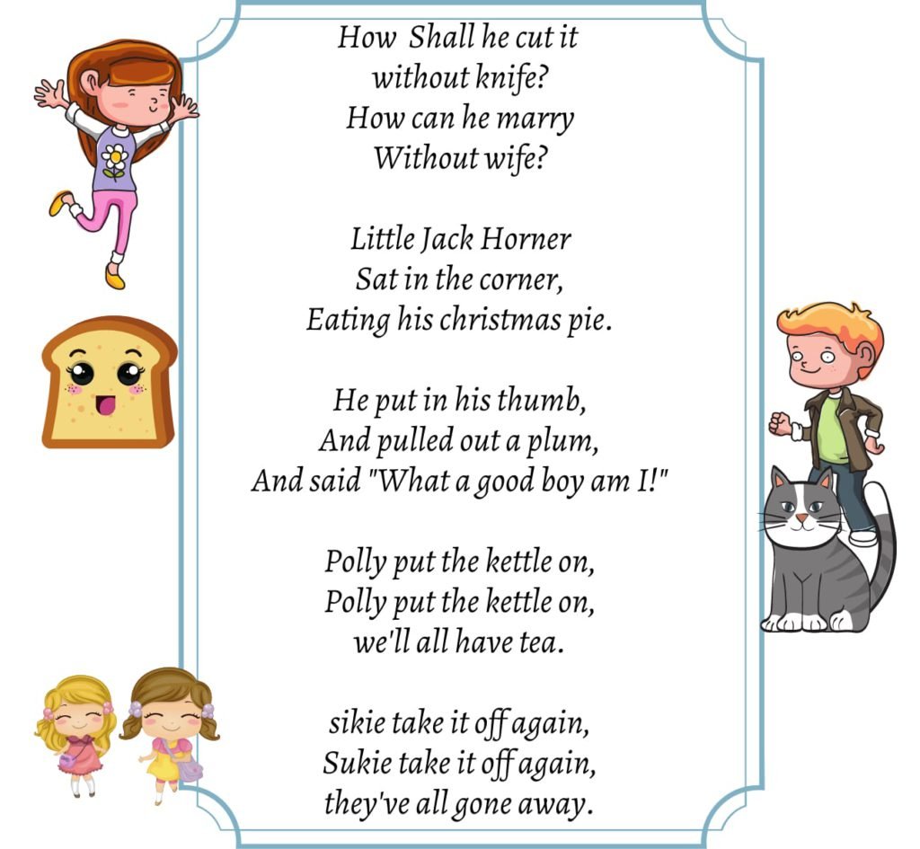 a for rhymes for kids